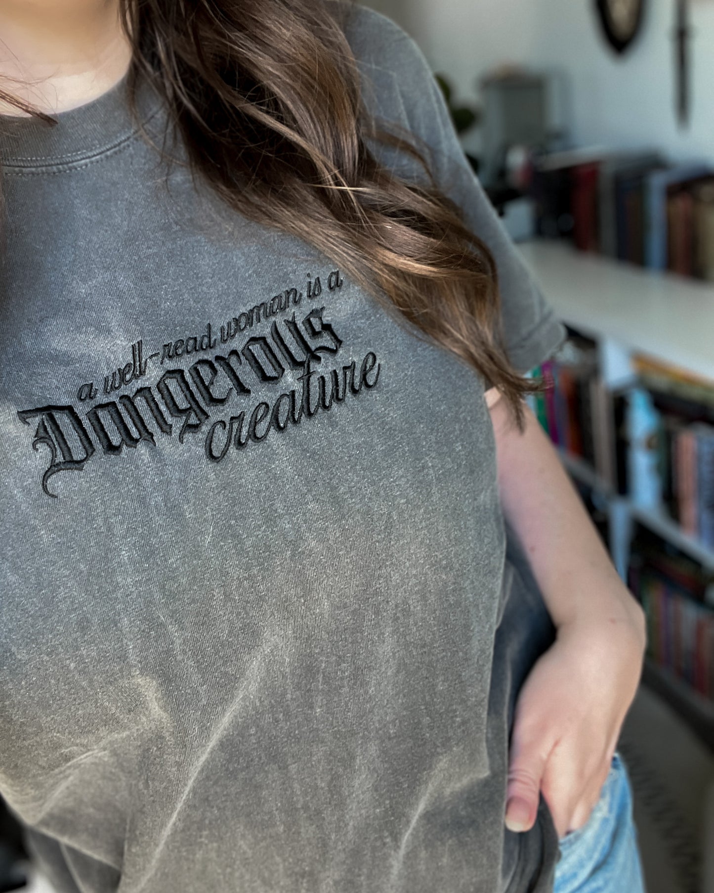 Dangerous Creature Embroidered Tee