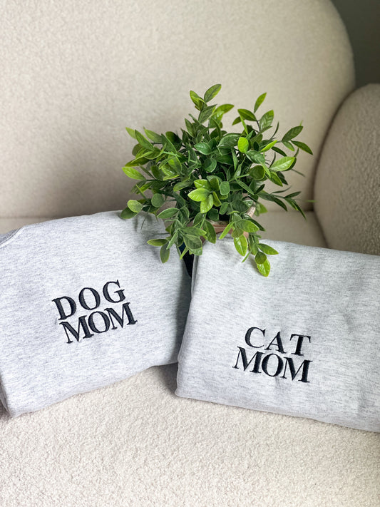 Pet Parent Embroidered Crewneck