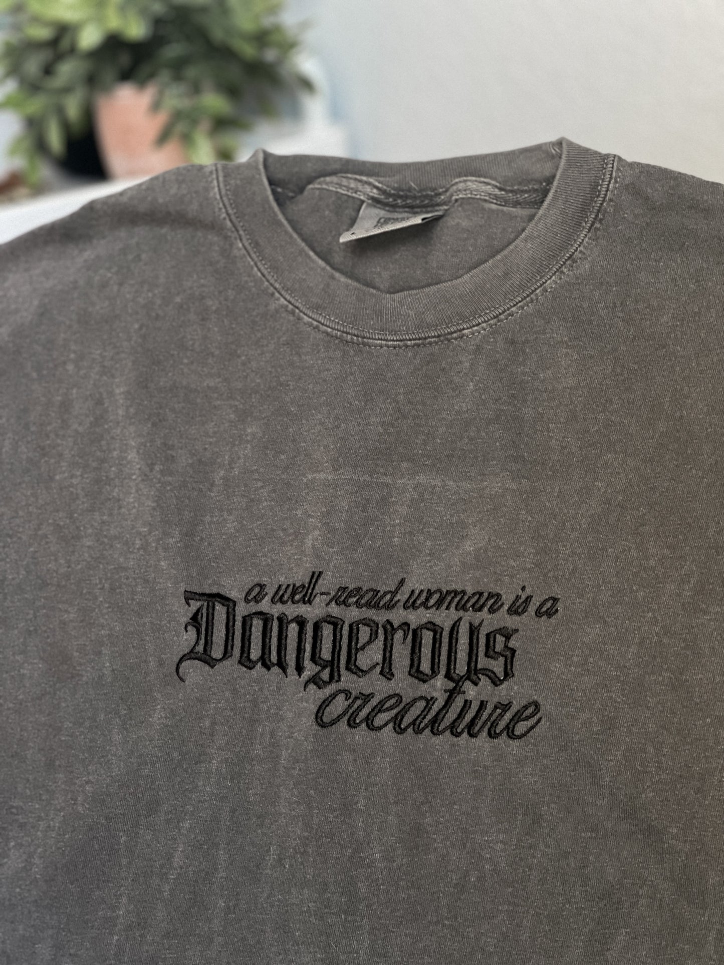 Dangerous Creature Embroidered Tee