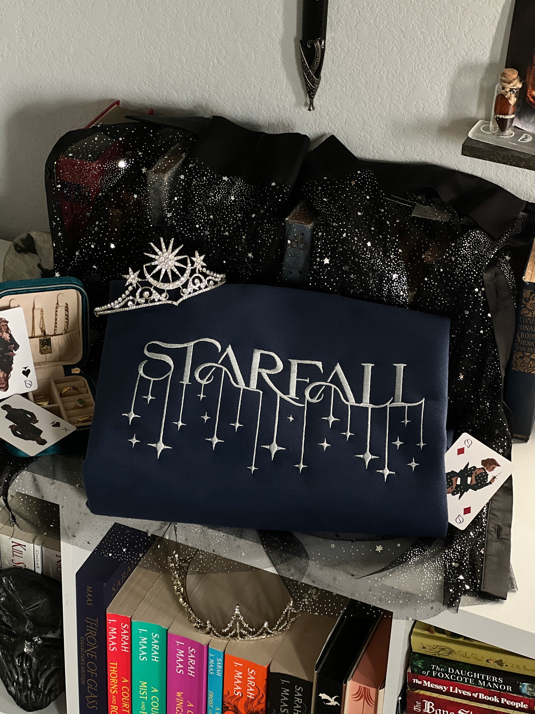 Starfall Embroidered Crewneck