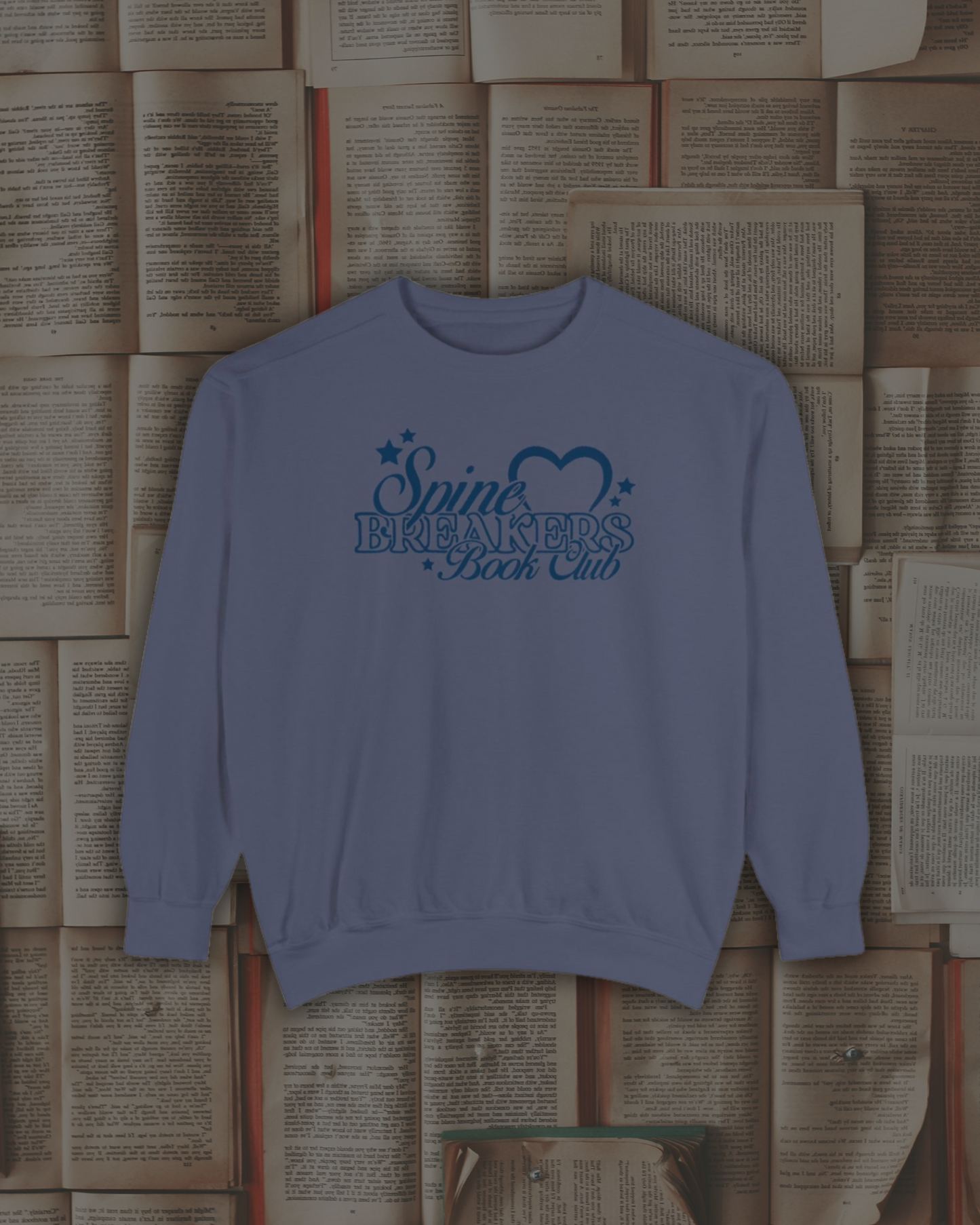 Spine Breakers Book Club Embroidered Sweatshirt