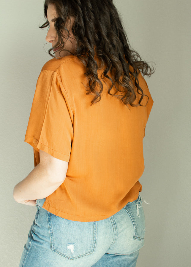 Elora Button Blouse