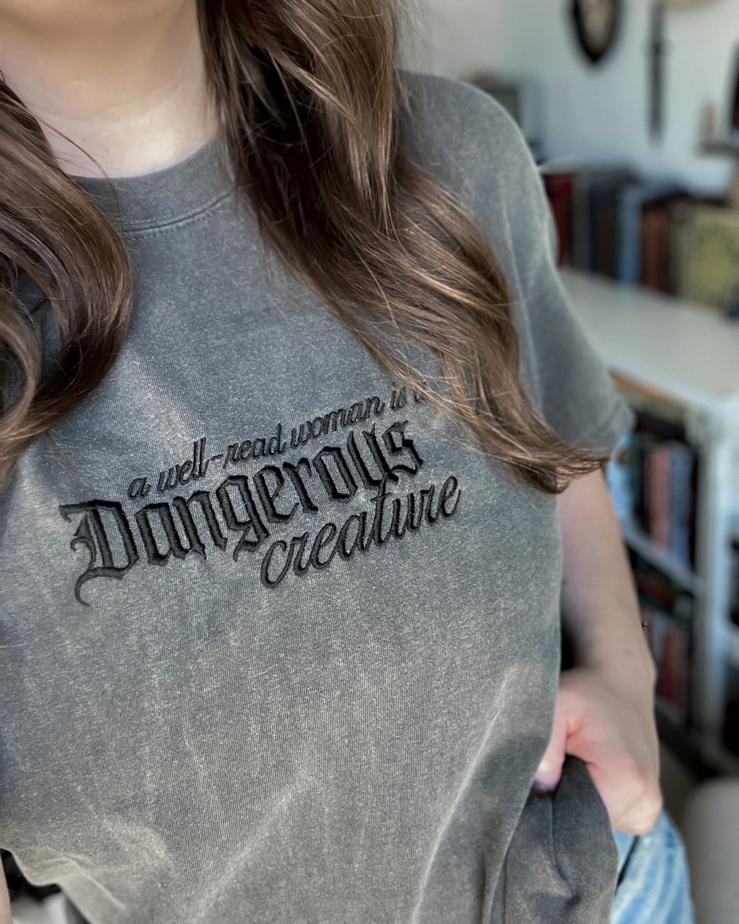 Dangerous Creature Embroidered Tee