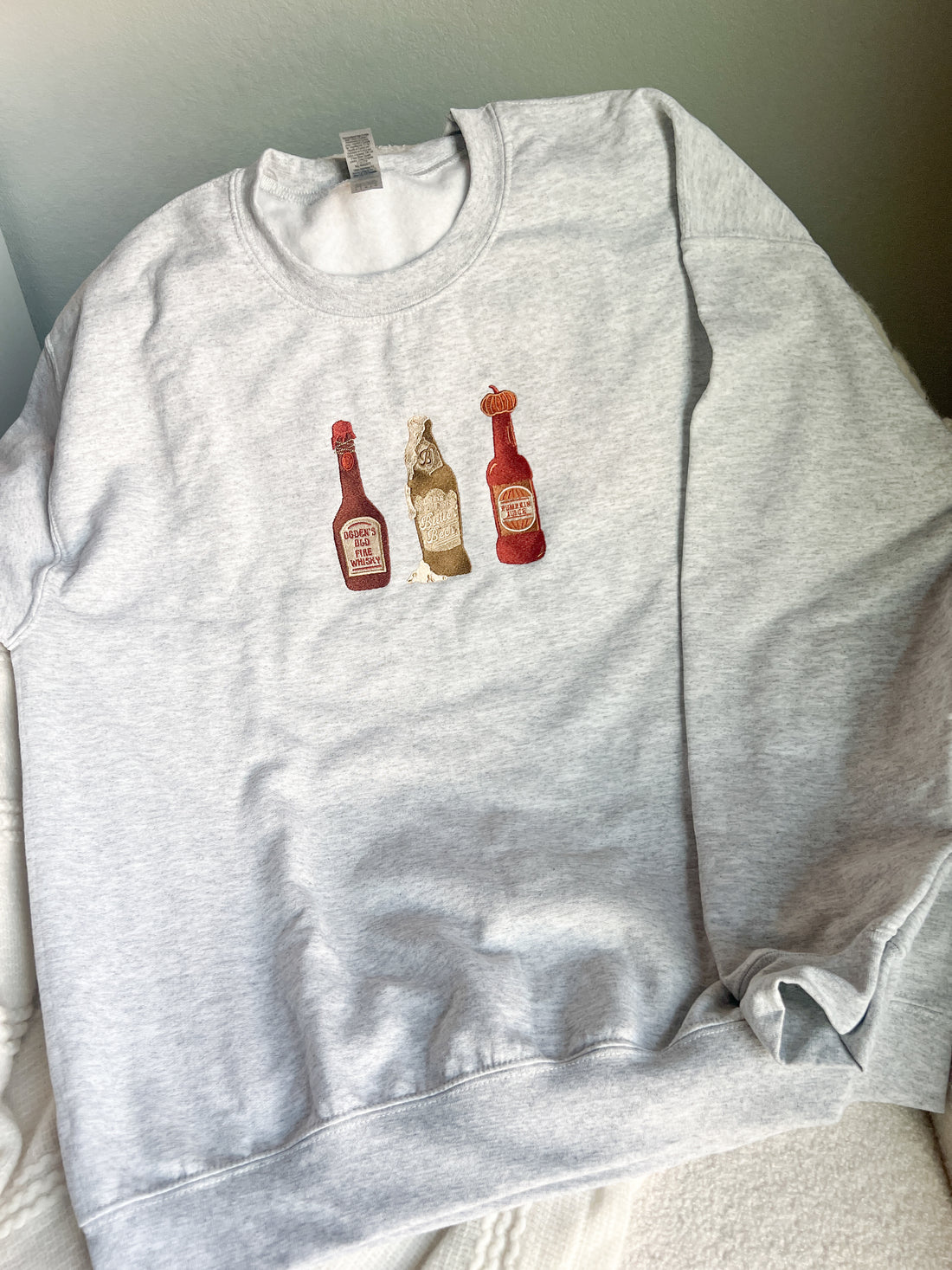 Magical Drinks Embroidered Crewneck