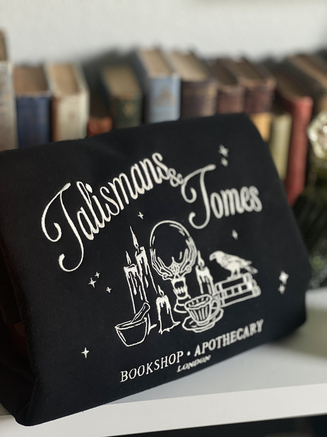 Talismans and Tomes Embroidered Crewneck