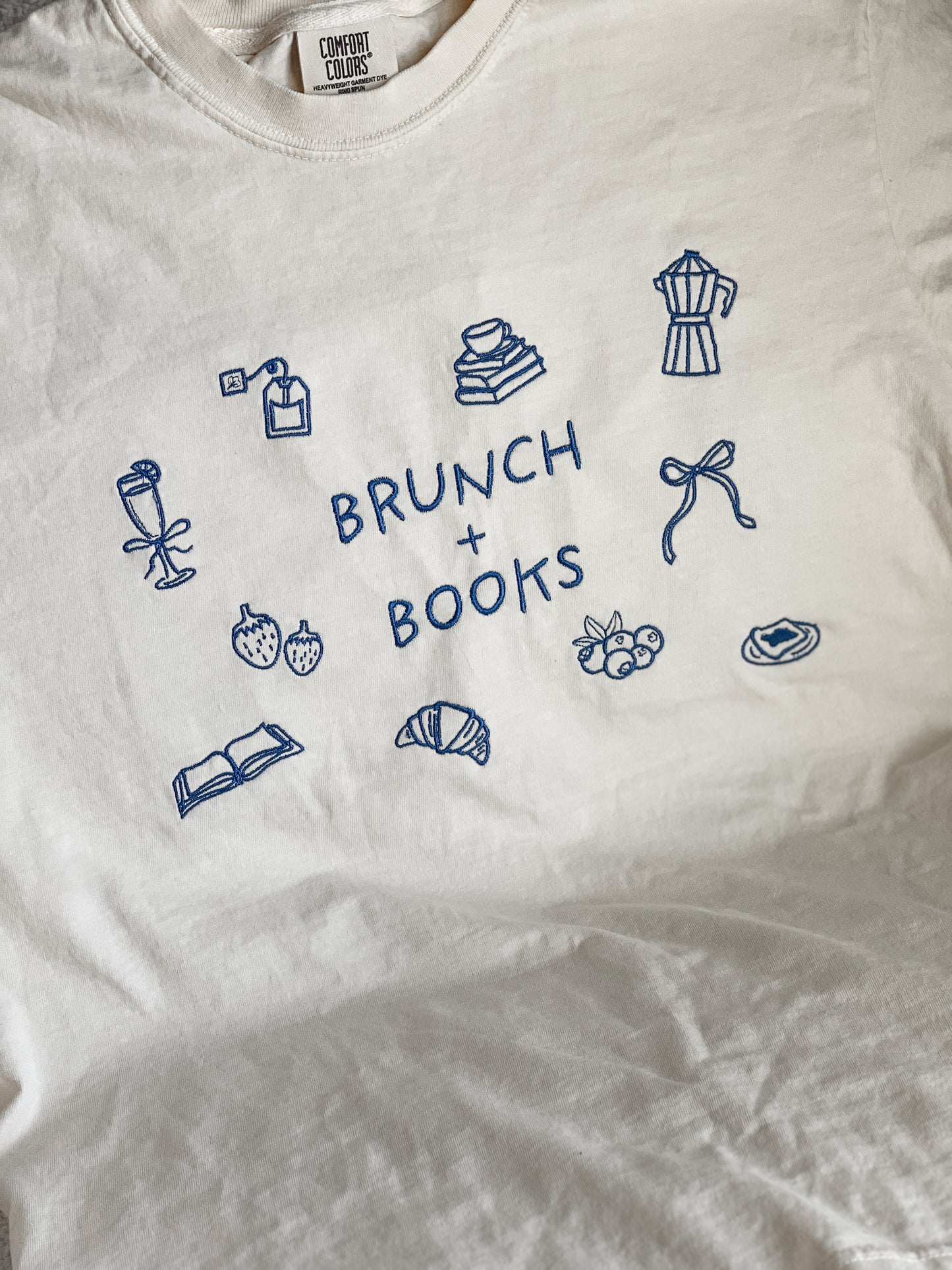 Brunch Picnic Embroidered Crewneck