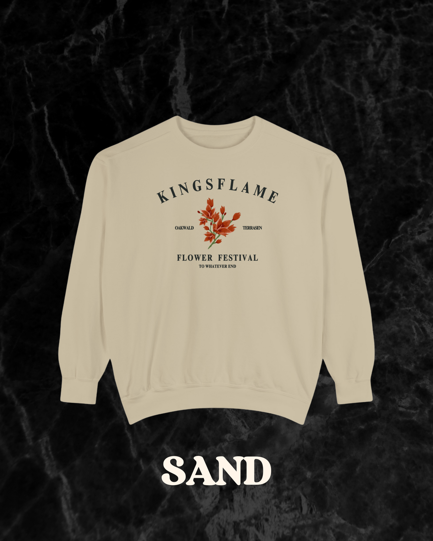 Kingsflame Embroidered Crewneck