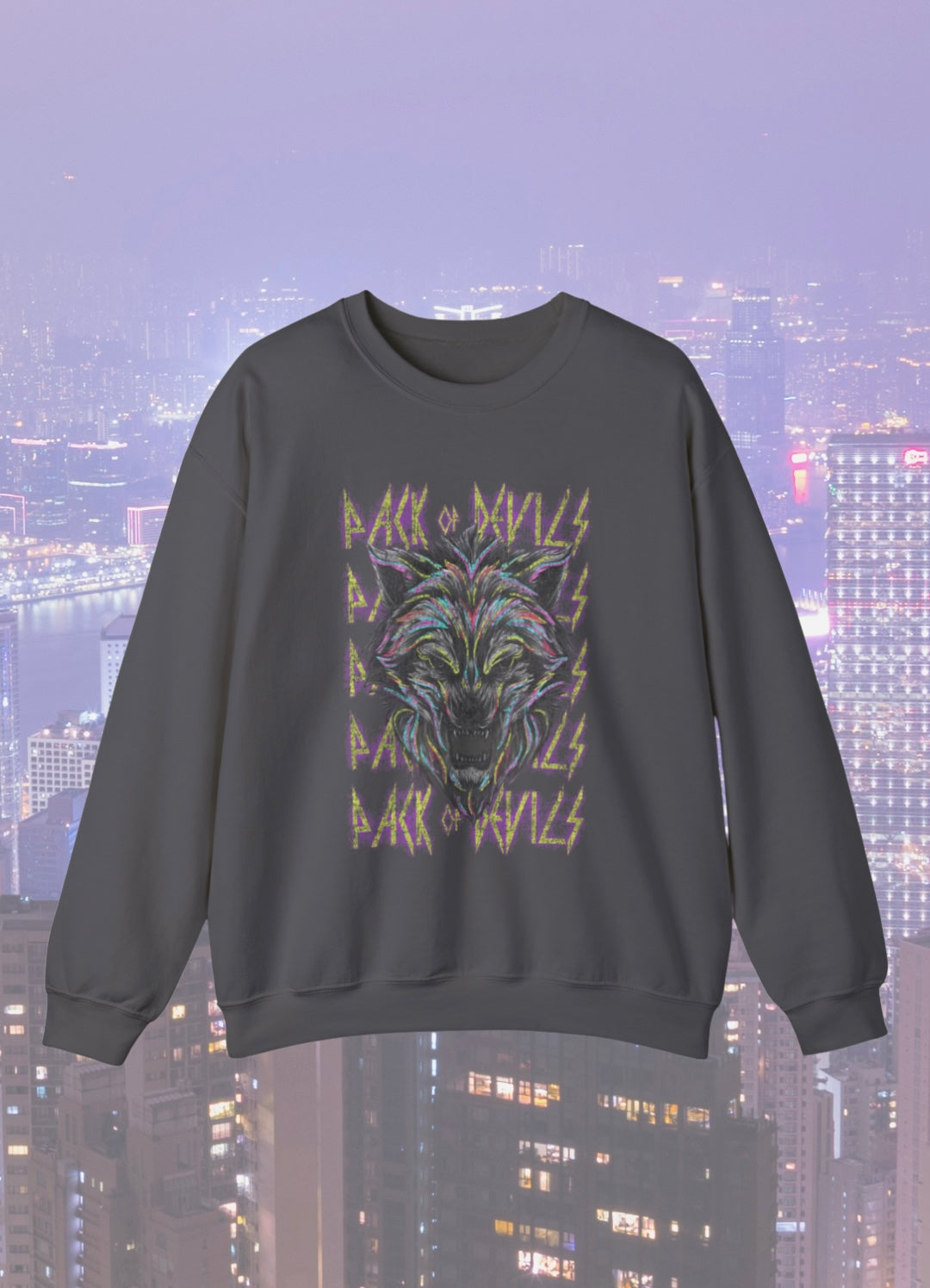 Pack of Devils (Repeating Text) Band Sweatshirt