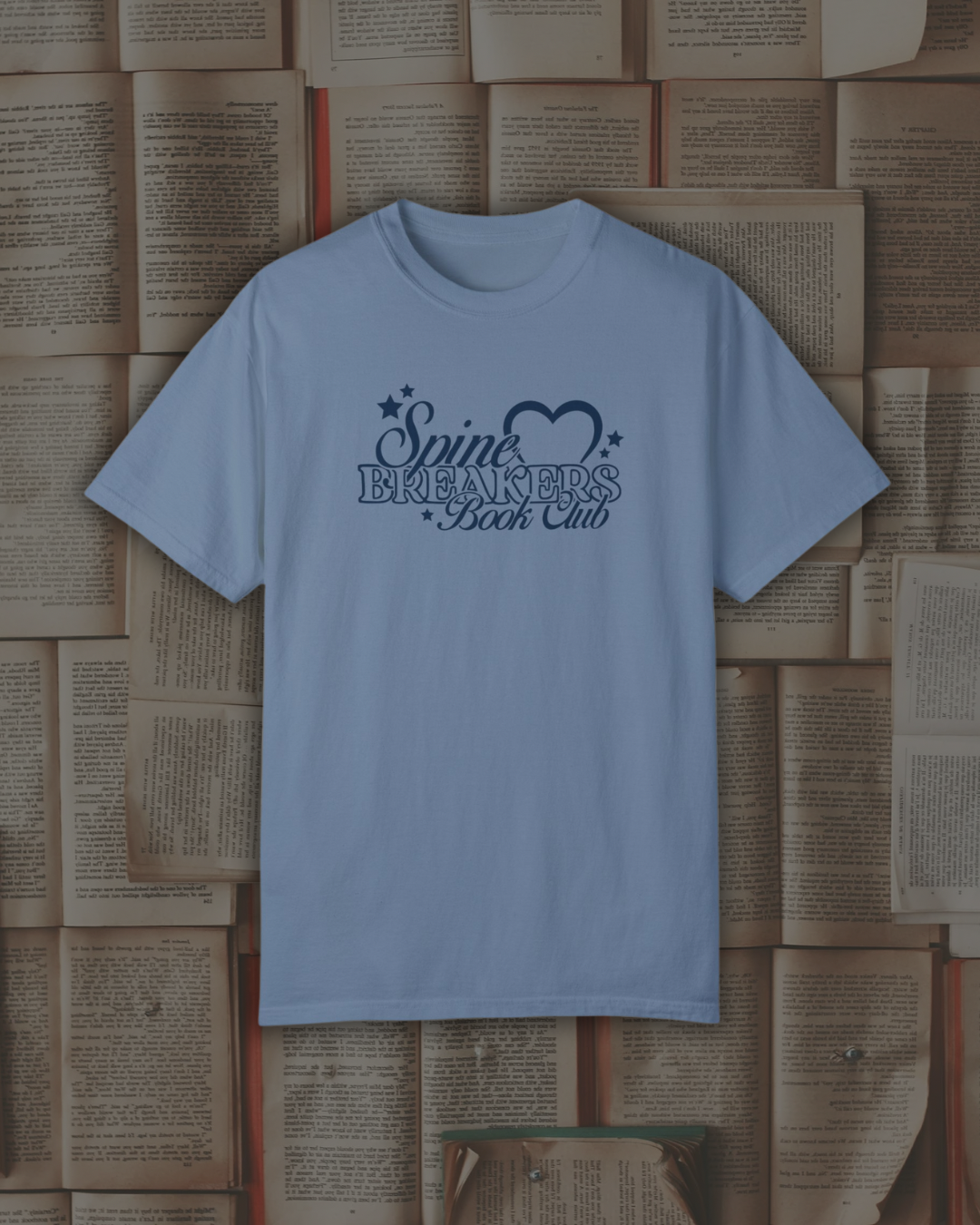 Spine Breakers Book Club Embroidered Tee