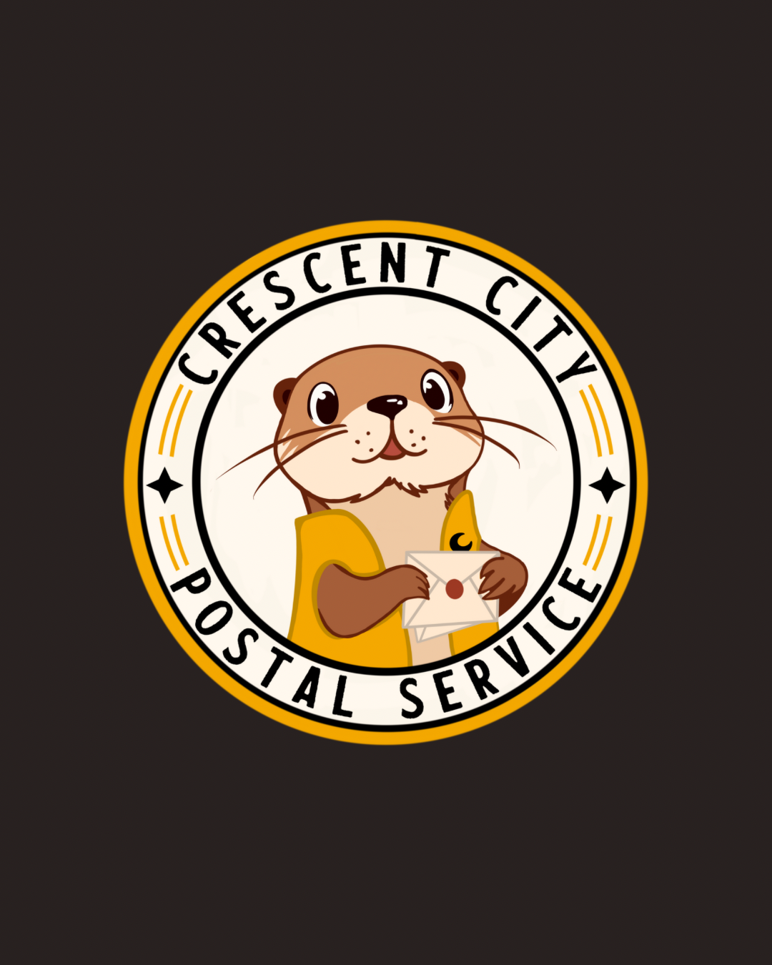 Crescent City Postal Service Sticker