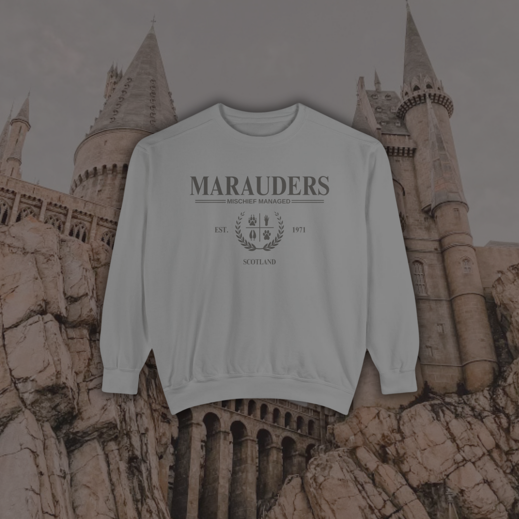 The Marauders Travel Embroidered Crewneck