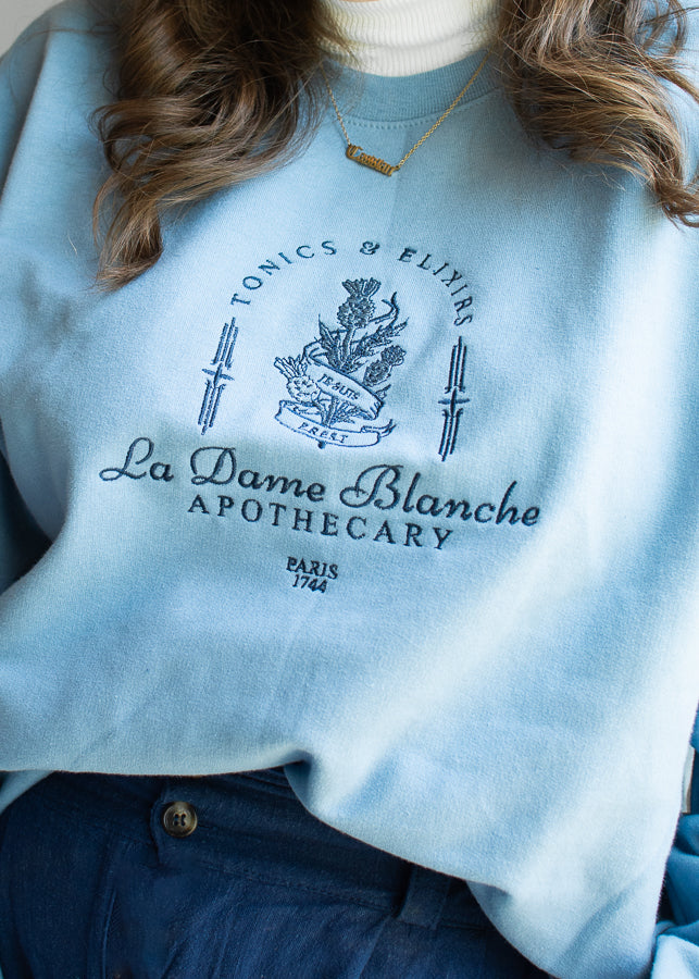 La Dame Blanche Apothecary Crewneck