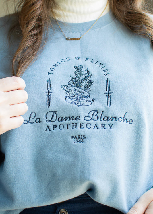 La Dame Blanche Apothecary Crewneck