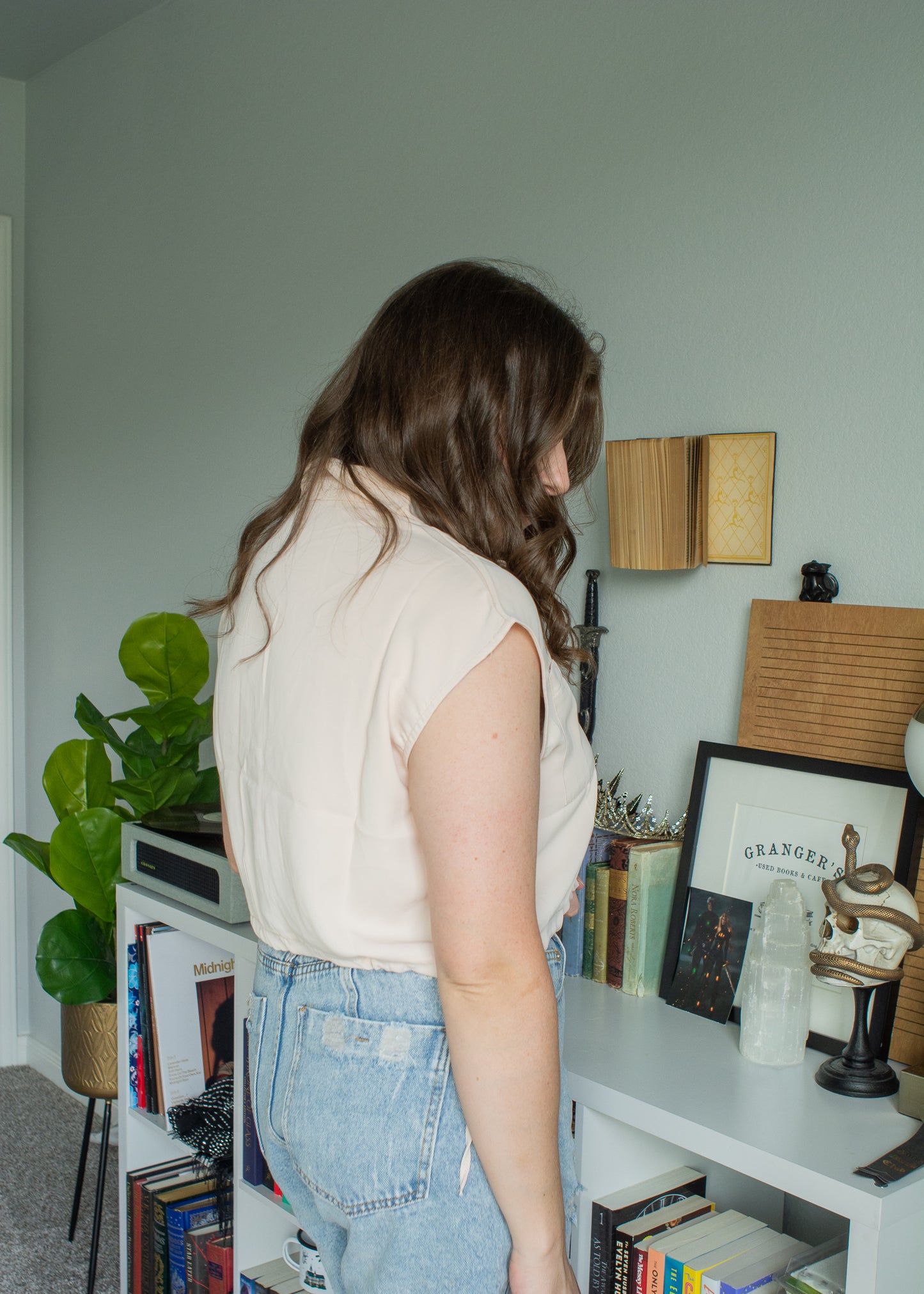 Spring Blush Crop Blouse