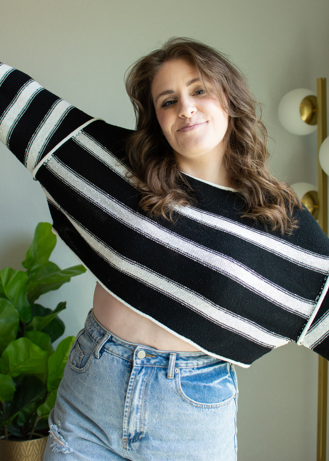Summer Nights Cropped Sweater