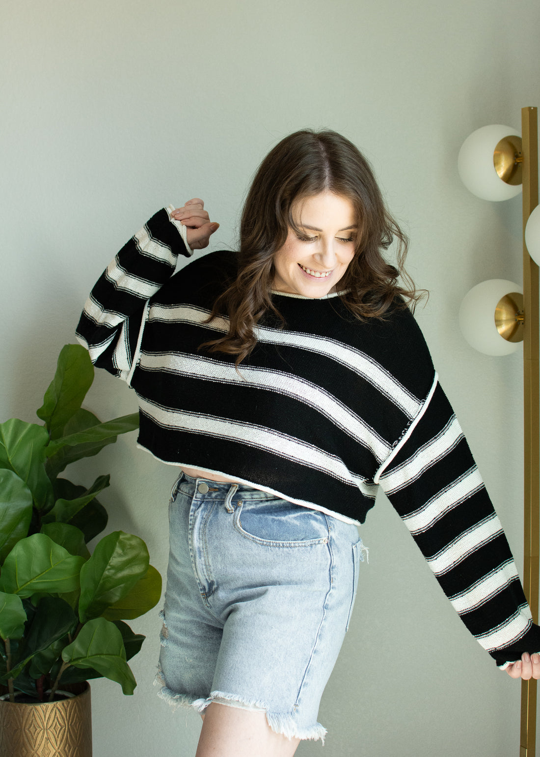 Summer Nights Cropped Sweater