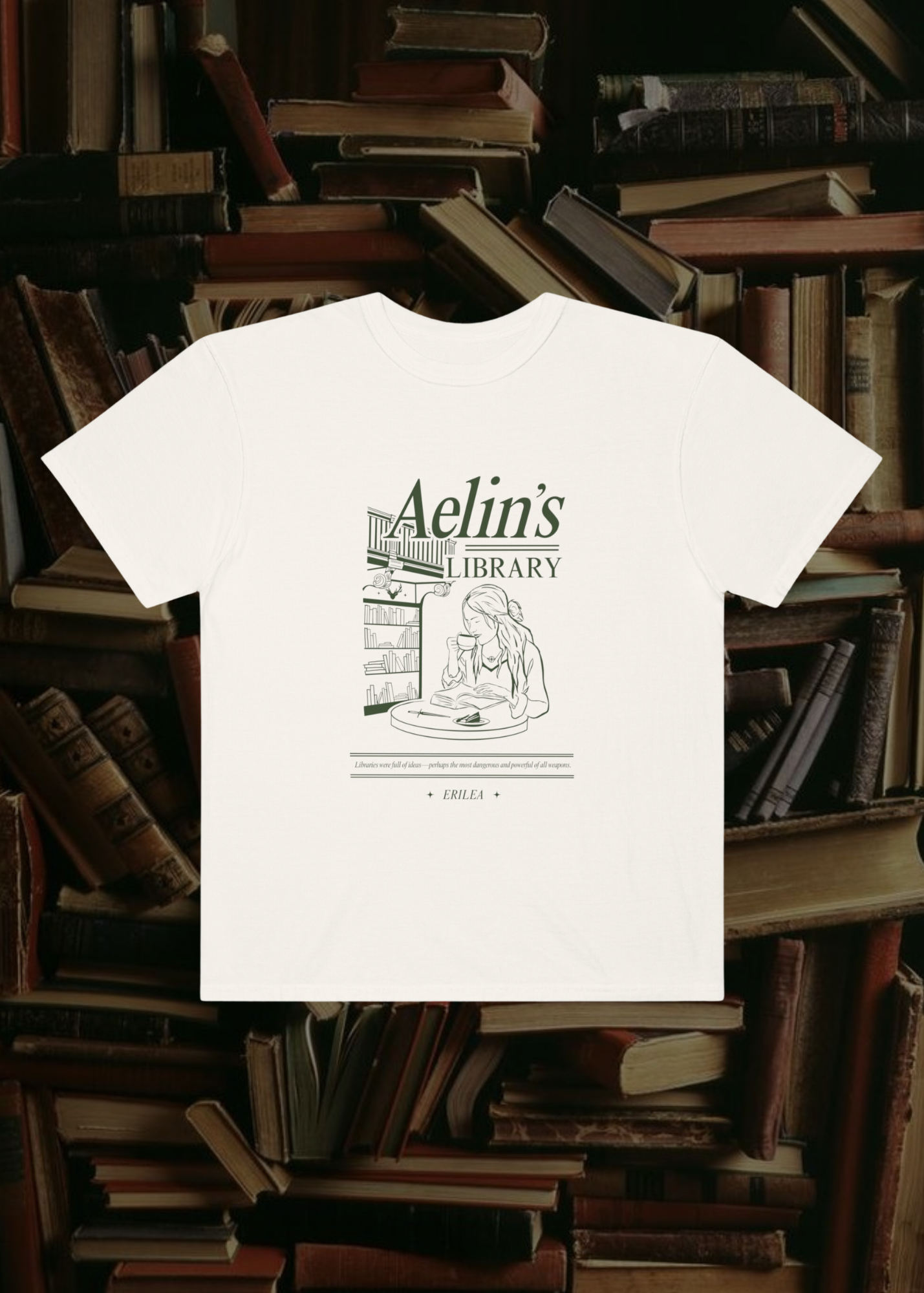 Aelin's Library TEE *printed*