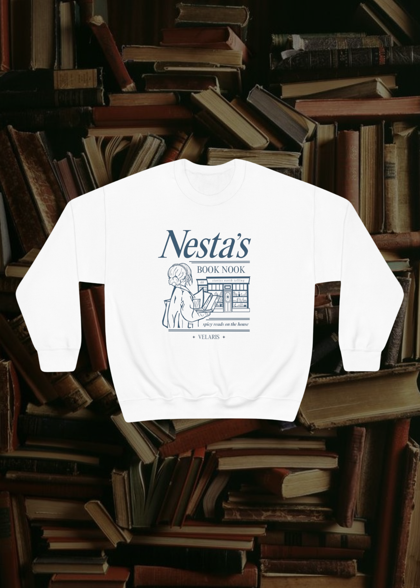 Nesta's Book Nook CREWNECK