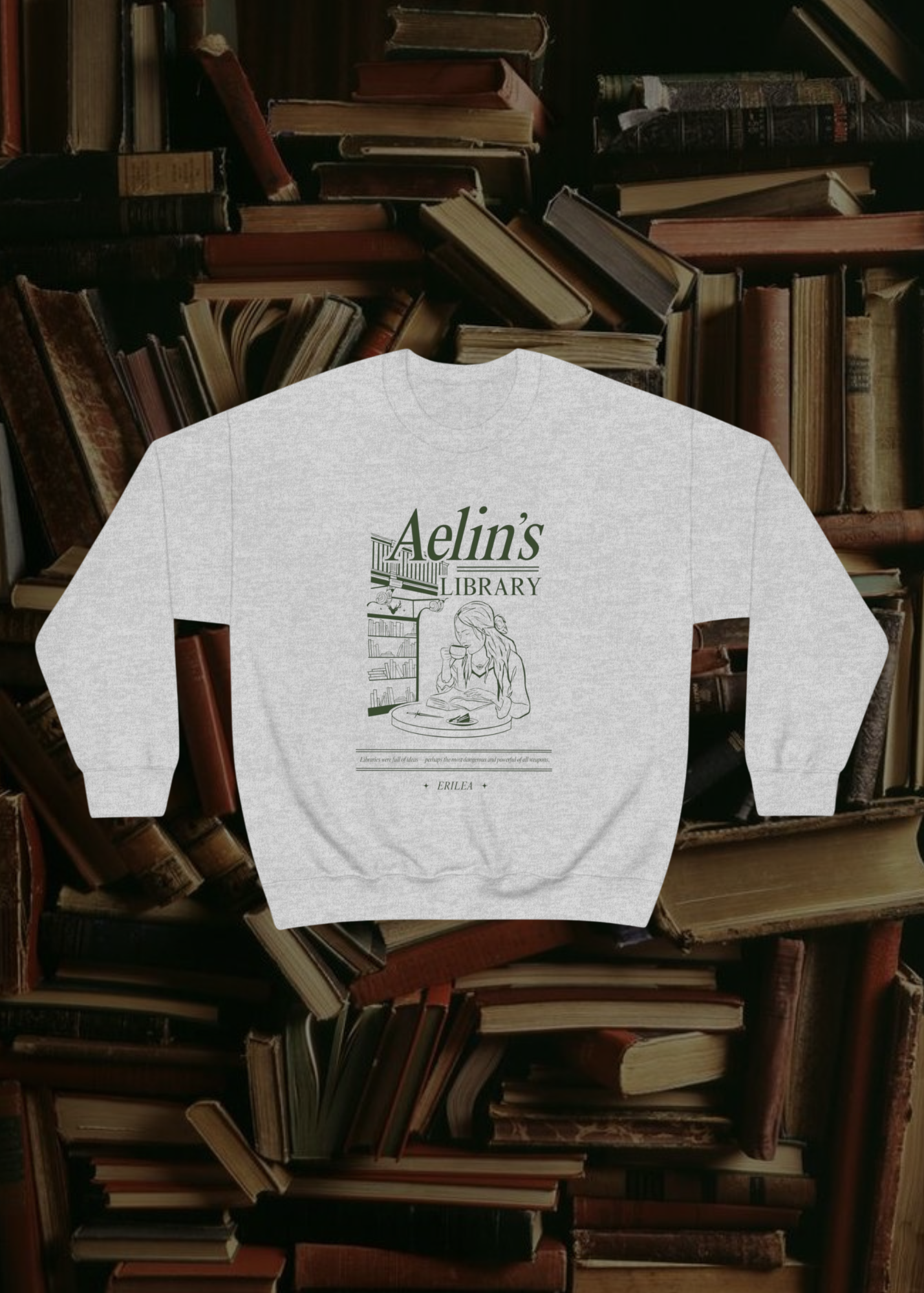 Aelin's Library CREWNECK