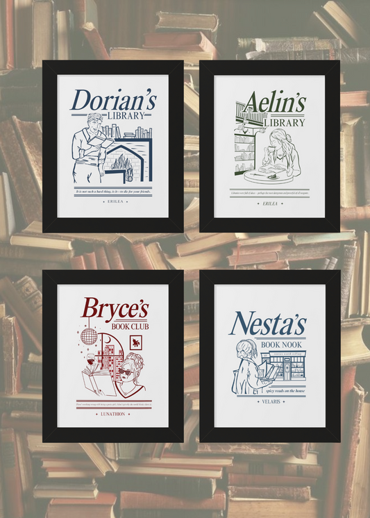 SJM Bookworm Art Prints