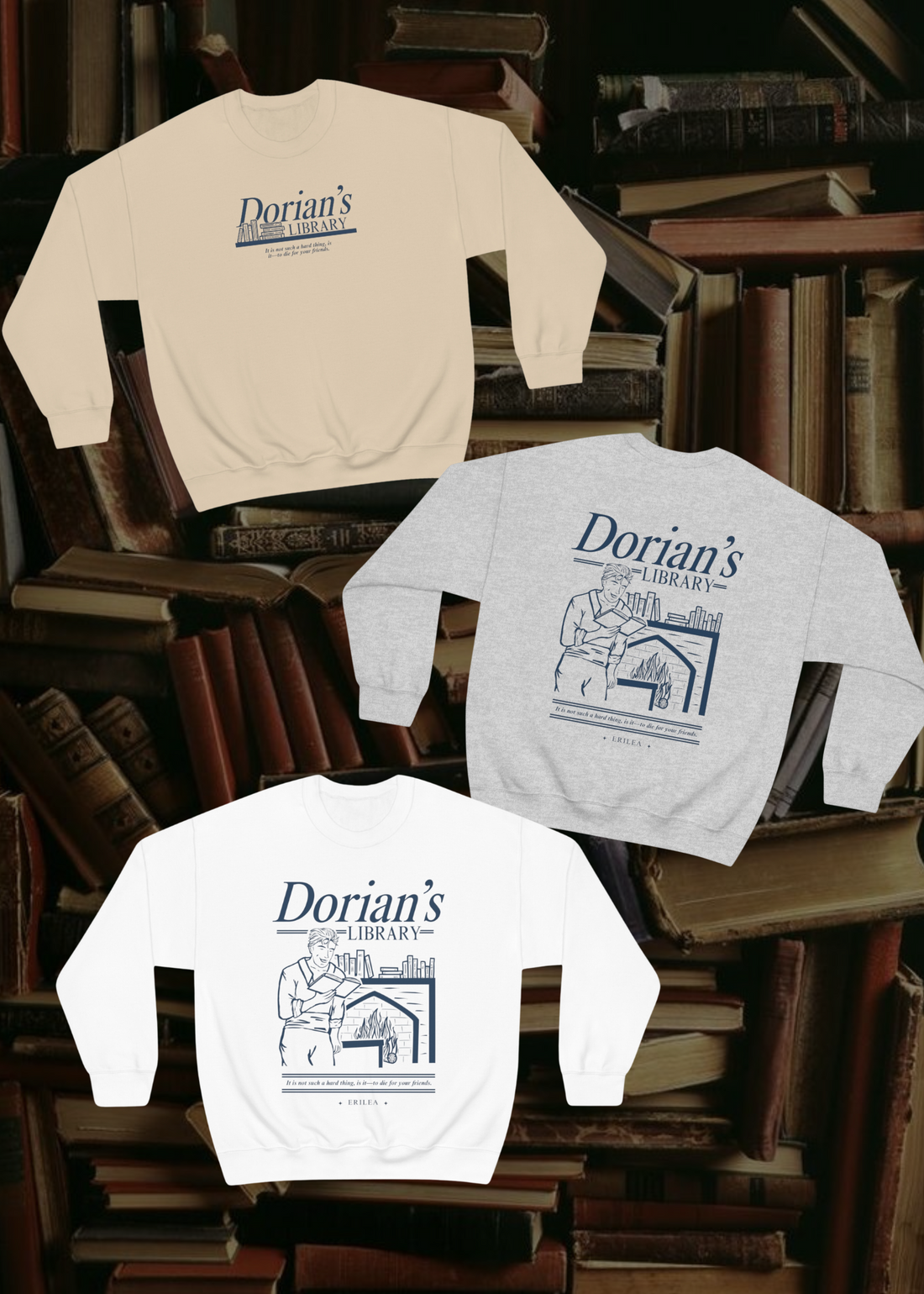 Dorian's Library CREWNECK