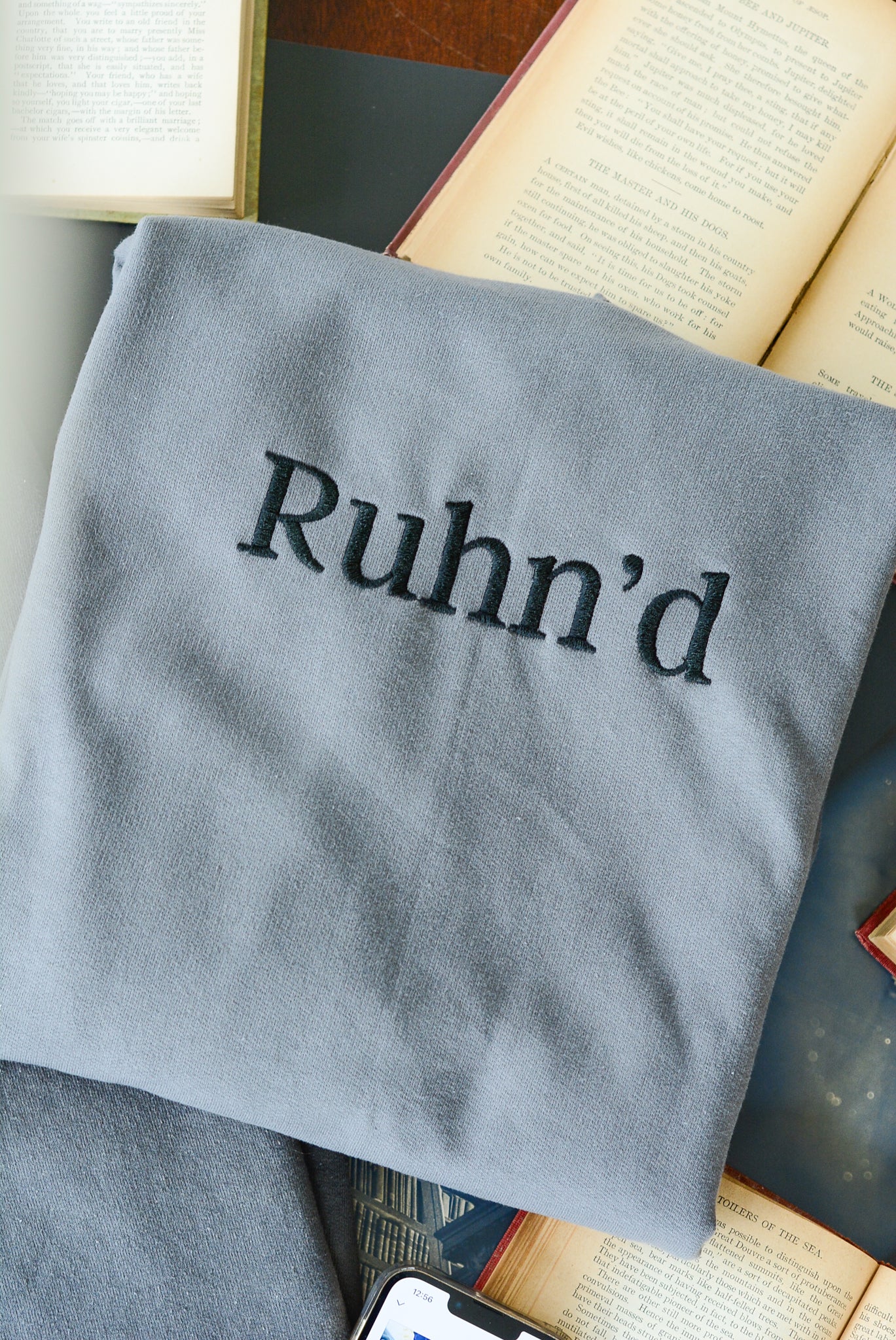 Ruhn'd Embroidered Crewneck