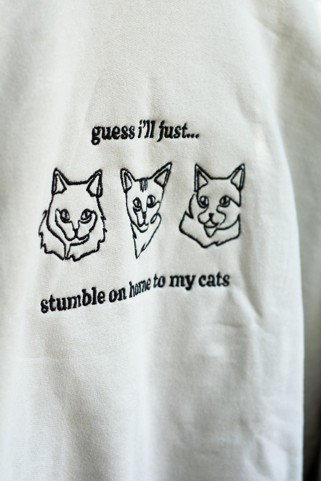 At Home With My Cats Crewneck
