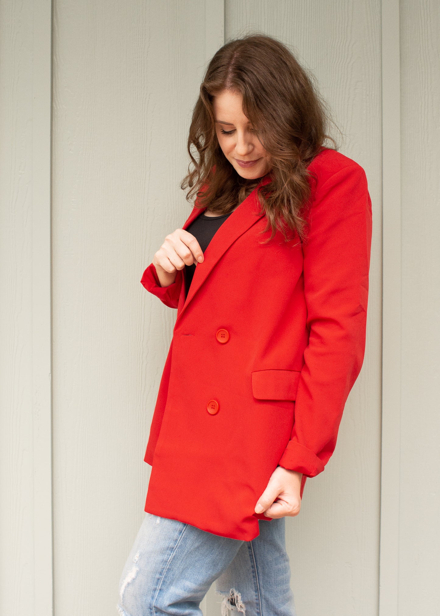 Mor's Red Power Blazer