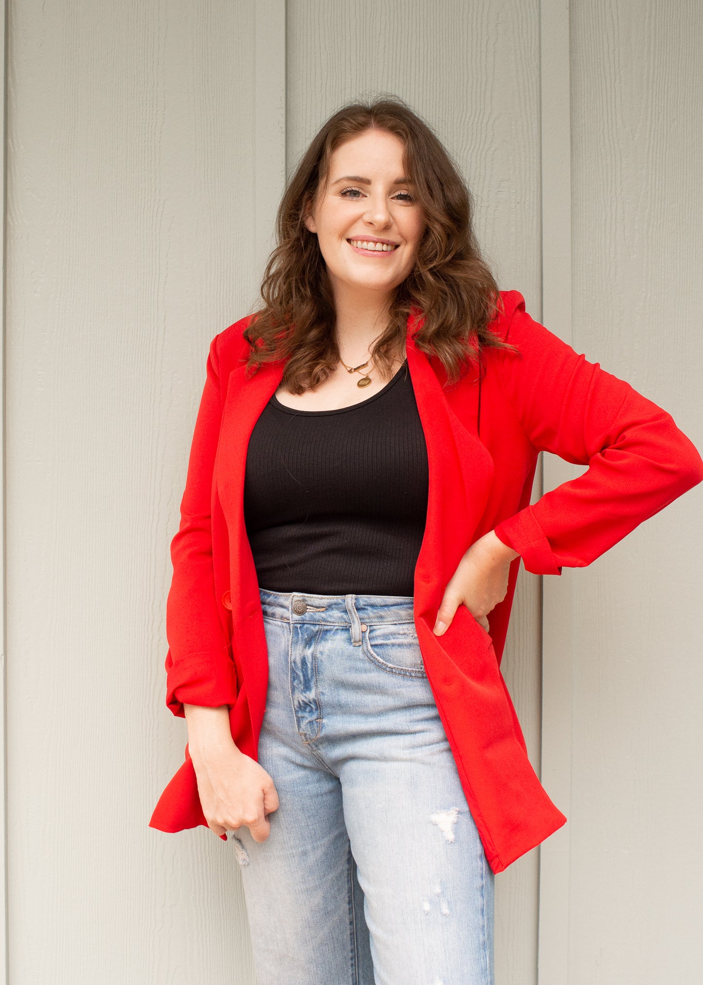 Mor's Red Power Blazer