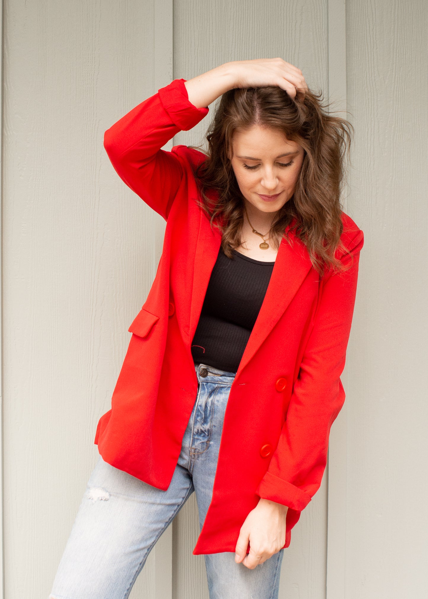 Mor's Red Power Blazer