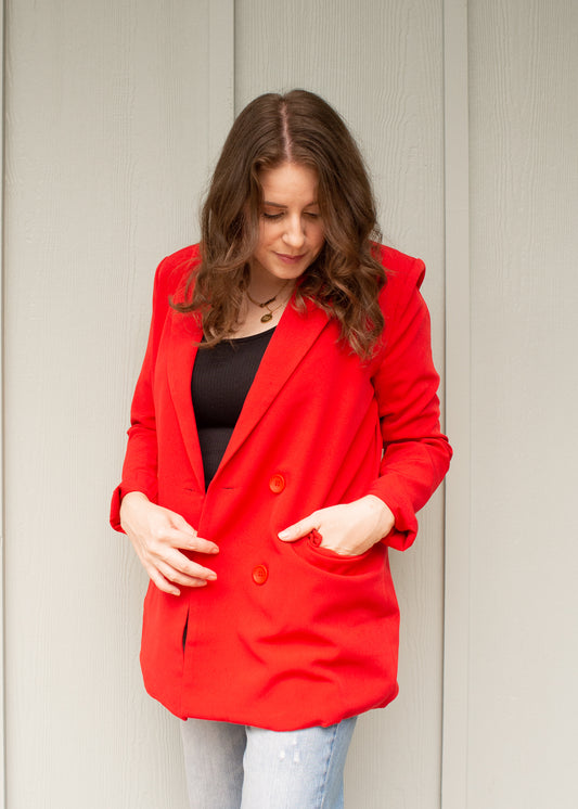 Mor's Red Power Blazer