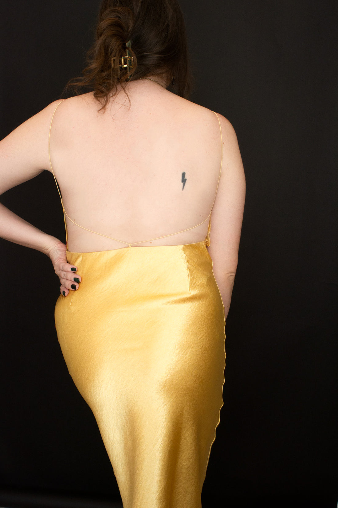 Golden Girl Slip Dress