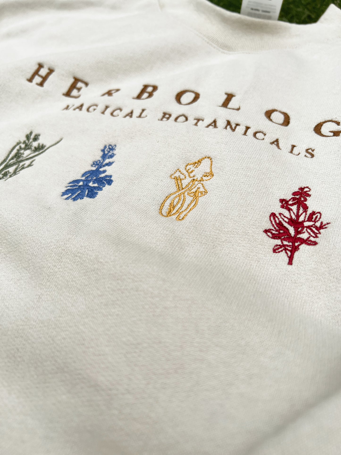 Herbology Embroidered Crewneck