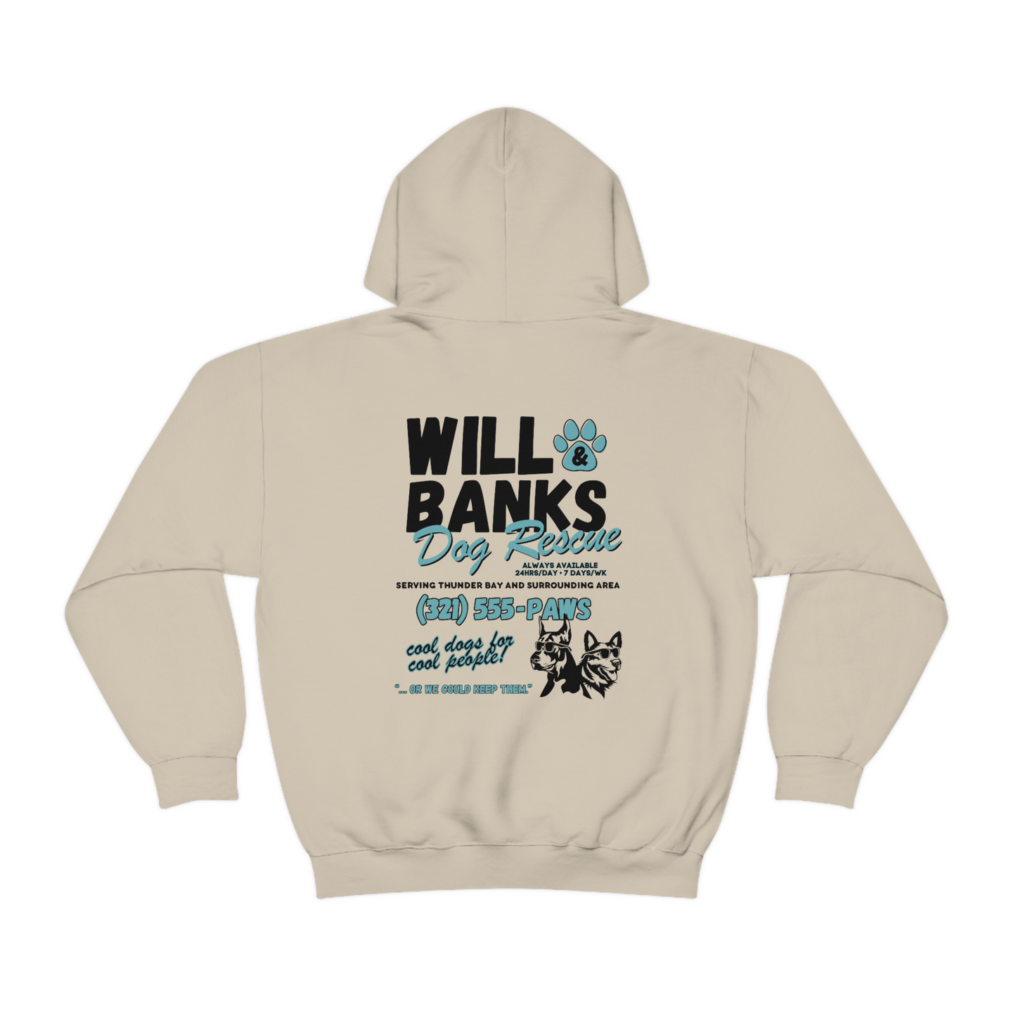 Will and Banks Dog Rescue Hoodie